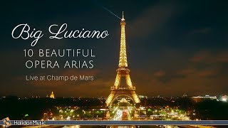 Luciano Pavarotti  10 Beautiful Opera Arias  Live Performance in Paris [upl. by Alli]