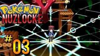 Pokemon Y Nuzlocke Playthrough Part 3 Santalune City [upl. by Namien420]