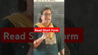 How to read amp speak short form Contracted Formyoutubeshorts pronunciation [upl. by Josefina393]