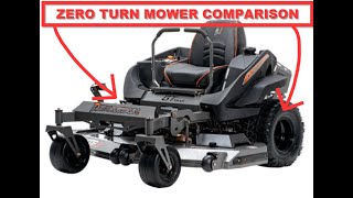 Zero Turn Mower Comparison  Why I Chose The Spartan Mower  Spartan Review [upl. by Yael]