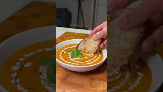 CREAMIEST Roasted Tomato and Pepper Soup Recipe of 2024 Easy amp Vegan [upl. by Warchaw]