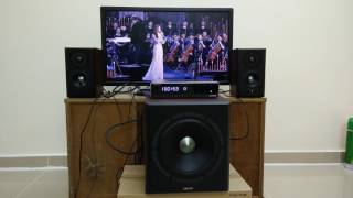 Gene Edifier S350DB 21 Speaker Test High Pitch Vocal by Jane Zhang [upl. by Hteik]