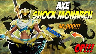 New STRONGEST Axe Build  Shock Monarch Build  Dauntless Builds 1133 [upl. by Carhart416]