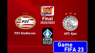 KNVB Beker  Oranje Beker 202223  PSV Eindhoven vs AFC Ajax [upl. by Hardan800]