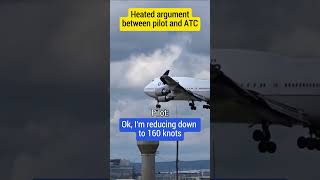 Heated argument between pilot and ATC shorts atc aviation [upl. by Demetra]