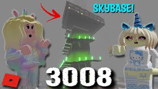 NAG BUILD KAMI NG SKYBASE with Aliyah and Crush  SCP 3008  Roblox [upl. by Efeek]