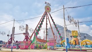 Montajes Atracciones Feria de La Línea de la Concepción 2023 Parte 1 [upl. by Harlen]