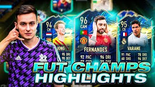 THE TOTS WEEKEND LEAGUE GRIND FUT CHAMPS HIGHLIGHTS FIFA 21 [upl. by Paugh634]