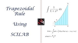 SCILAB TUTORIALS  TRAPEZOIDAL RULE  SCILAB BEGINNERS [upl. by Slerahc]