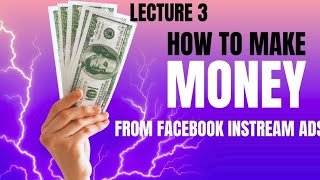 Facebook Instream ads Earning Proof  What is Facebook Instream Ads  Facebook ads Types Live [upl. by Ellerihs]