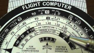 E6B Flight Computer Density Altitude [upl. by Etiragram]