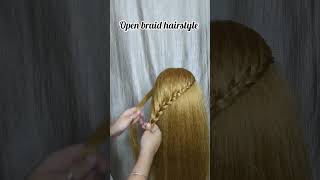 open hairstyle for saree  open hairstyle for lehenga hairstyletutorial trending [upl. by Trebeh]