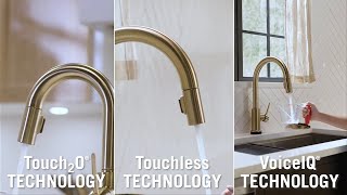 Your Faucet Your Way Touch2O® Touch2O® with Touchless™ and VoiceIQ® Technology [upl. by Satsoc]