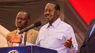 LIVE Raila Odinga finally exposing President Rutos mega oil corruption scandal [upl. by Aseek]