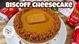 Rich and Creamy Lotus Biscoff CheesecakeNobake eggless Biscoff Cheesecake by What A Recipe [upl. by Aleksandr]