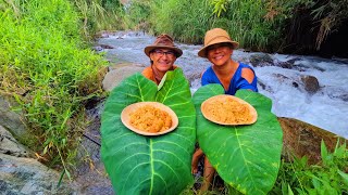 COCINANDO un Locrio de Pollo en el RIO más HERMOSO de los CAMPO de REPUBLICA DOMINICANA [upl. by Holladay]