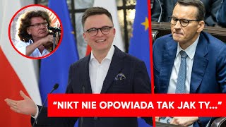 HIT Hołownia zadrwił z Morawieckiego Zacytował piosenkę Wodeckiego [upl. by Arnaud296]