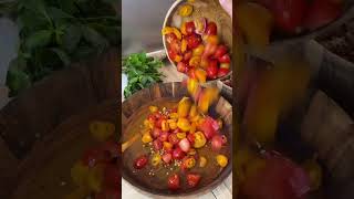 Recette de la salade de tomate de l’été  Un pur régal et super originale  😋 [upl. by Ellivnarg627]