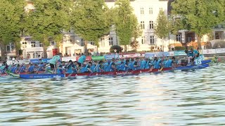 Row row row your boat  Drachenbootfestival in Schwerin [upl. by Nilauqcaj282]