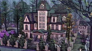 Grim Reapers Academy for Occults  The Sims 4 Life and Death Speed Build [upl. by Llenahs]