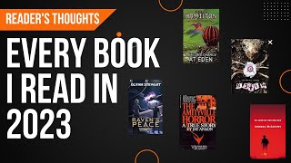 Ranking Every Book I Read in 2023 [upl. by Nerraf5]