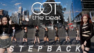 KPOP IN PUBLIC GOT the beat  Step Back Dance Cover by 155cm Australia  Bias Collab [upl. by Eerehs708]