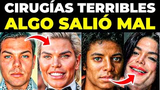 10 Cirugías de FAMOSOS que Salieron TERRIBLEMENTE MAL [upl. by Dasie65]