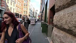 NYC Walking Tour SoHo Manhattan  September 22 2024 [upl. by Finnigan]