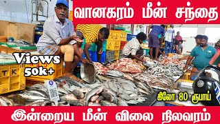 Vanagaram Fish Market இன்றைய மீன் விலை பட்டியல்wholesale Fish MarketFish Market Chennai [upl. by Iahc]