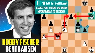 Another Greatest Game by Bobby Fischer Vs Bent Larsen  Candidates Semifinal 1971 [upl. by Housum756]