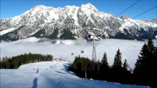 Skiing above the clouds in Leogang [upl. by Dao436]