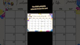 The 2024 printable calendar is here for you [upl. by Loring]