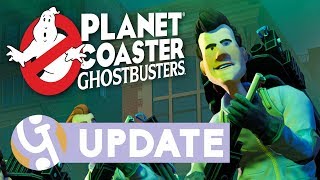 👻 Ghostbusters DLC Rides amp Scenery Overview  Planet Coaster [upl. by Alinna419]