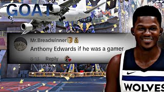 ANTHONY EDWARDS DO A FACESCAN 😳DOMINATING THE THEATER WITH MY NEW 66 ANTMAN BUILD IN NBA 2K25 [upl. by Torbart]