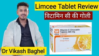 Ascorbic Acid Tablets 500mg In Hindi  Limcee Vitamin C Chewable Tablets 500 Mg  Dr Vikash Baghel [upl. by Lillith492]