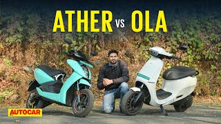 Ola S1 Pro vs Ather 450X vs TVS iQube S Indias best electric scooter [upl. by Esinal]