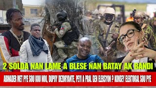 2 Solda Ayisyen Blese nan voye bal ak bandi Neg Vitelhomme yo sou Foulay Dominique Dupuy echwe [upl. by Oicaroh830]