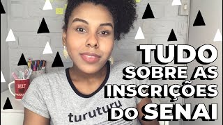 SENAI 2020  TUDO sobre as INSCRIÇÕES do SENAI para CURSOS TÉCNICOS GRATUITOS do SENAI SP [upl. by Iemaj369]