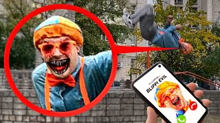 BLIPPI EXE chasing on the playground If EVIL BLIPPI is calling you  run [upl. by Eissehc115]