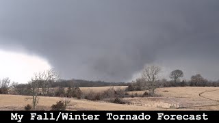 My FallWinter Tornado Forecast 202324 What to Expect This Secondary Season [upl. by Ahsikcin]