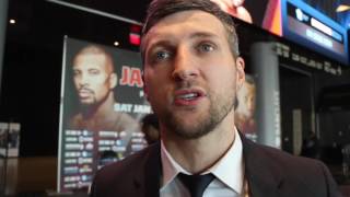 CARL FROCH  I UPSET JAMES DeGALE AT WEIGH IN  TALKS GENNADY GOLOVKIN amp DEFENDS CHRIS EUBANK JR [upl. by Onitram]