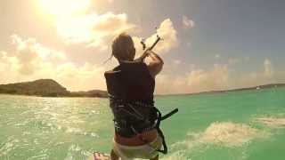 40KNOTS Kitesurfing Antigua [upl. by Ahsyak405]