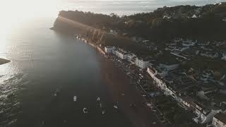 Teignmouth During Sunrise  4K Cinematic [upl. by Orutra]