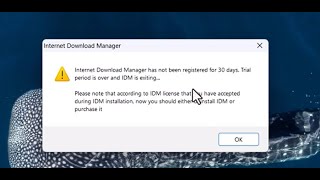 Internet Download Manager has not been registered for 30 days ERROR FIXEDtechnologytech comment [upl. by Llednohs]