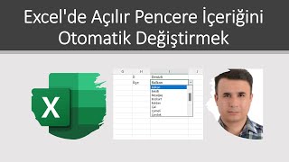 Excelde Açılır Pencere Combobox İçeriğini Otomatik Değiştirmek shorts excel [upl. by Edijabab]