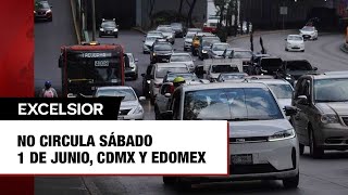 ¿Hay contingencia ambiental Así aplica el Hoy No Circula del sábado 1 de junio en CDMX y Edomex [upl. by Tish151]