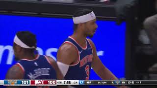 Hawks vs Knicks Highlights 1162024 [upl. by Ditter]