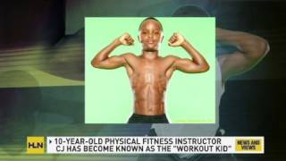 CNN 10yearold CJ Senter is a workout wonder [upl. by Assenat]