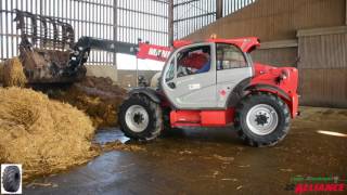 Alliance A580  Manitou MLT 840 137 PS  Une matinée à la ferme [upl. by Nesline]