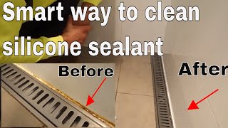 Smart way to clean silicone remove mold  mould and stains [upl. by Doughty]